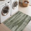 imagePADOOR Modern Abstract Area Rug  5x7 Washable Rugs NonSlip Large Rug Ultra Soft Low Pile Rugs for Living Room Bedroom Dining Room Nursery Room Playroom GreenGreen