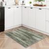 imagePADOOR Modern Abstract Area Rug  5x7 Washable Rugs NonSlip Large Rug Ultra Soft Low Pile Rugs for Living Room Bedroom Dining Room Nursery Room Playroom GreenGreen