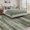 imagePADOOR Modern Abstract Area Rug  5x7 Washable Rugs NonSlip Large Rug Ultra Soft Low Pile Rugs for Living Room Bedroom Dining Room Nursery Room Playroom GreenGreen