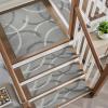image:imagePADOOR Stair Treads for Wooden Steps15 Pack Peel and Stick Stair Treads Indoor3D Adhesive Stair Runner for KidsElders and Pets Washable Carpet for Stairs8x30GreyCircle Grey