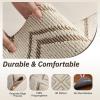 image:imagePADOOR Stair Treads for Wooden Steps15 Pack Peel and Stick Stair Treads Indoor3D Adhesive Stair Runner for KidsElders and Pets Washable Carpet for Stairs Brown 8x 30