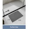 image:imagePADOOR BathMat Non Slip Bath Mats for Bathroom Soft and Absorbent Braided Bathroom Mat Machine Washable Bathroom Rugs Non Skid Rubber Backing