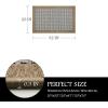 image:imagePADOOR Kitchen Mats for Floor Kitchen Rugs Non Slip Washable Rubber Backed Kitchen Runner Super Absorbent Kitchen Floor Mat Sink Rug 20x32 TealBrown