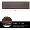 image:imagePADOOR Kitchen Mats for Floor Kitchen Rugs Non Slip Washable Rubber Backed Kitchen Runner Super Absorbent Kitchen Floor Mat Sink Rug 20x32 TealDark Brown