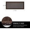 image:imagePADOOR Kitchen Mats for Floor Kitchen Rugs Non Slip Washable Rubber Backed Kitchen Runner Super Absorbent Kitchen Floor Mat Sink Rug 20x32 TealDark Brown