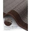 image:imagePADOOR Kitchen Mats for Floor Kitchen Rugs Non Slip Washable Rubber Backed Kitchen Runner Super Absorbent Kitchen Floor Mat Sink Rug 20x32 TealDark Brown
