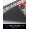 image:imagePADOOR Kitchen Mats for Floor Kitchen Rugs Non Slip Washable Rubber Backed Kitchen Runner Super Absorbent Kitchen Floor Mat Sink Rug 20x32 TealGrey