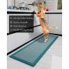 image:imagePADOOR Kitchen Mats for Floor Kitchen Rugs Non Slip Washable Rubber Backed Kitchen Runner Super Absorbent Kitchen Floor Mat Sink Rug 20x32 TealTeal