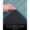 image:imagePADOOR Kitchen Mats for Floor Kitchen Rugs Non Slip Washable Rubber Backed Kitchen Runner Super Absorbent Kitchen Floor Mat Sink Rug 20x32 TealTeal