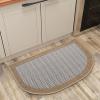 image:imagePADOOR Kitchen Mats for Floor Kitchen Rugs Non Slip Washable Rubber Backed Kitchen Runner Super Absorbent Kitchen Floor Mat Sink Rug 20x32 TealBrown