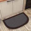image:imagePADOOR Kitchen Mats for Floor Kitchen Rugs Non Slip Washable Rubber Backed Kitchen Runner Super Absorbent Kitchen Floor Mat Sink Rug 20x32 TealDark Brown