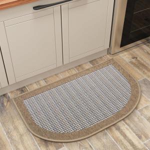 image:imagePADOOR Kitchen Mats for Floor Kitchen Rugs Non Slip Washable Rubber Backed Kitchen Runner Super Absorbent Kitchen Floor Mat Sink Rug 20x32 TealBrown
