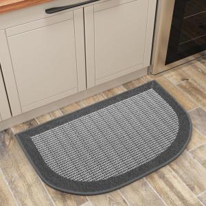 image:imagePADOOR Kitchen Mats for Floor Kitchen Rugs Non Slip Washable Rubber Backed Kitchen Runner Super Absorbent Kitchen Floor Mat Sink Rug 20x32 TealGrey