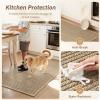 image:imagePADOOR Kitchen Runner Absorbent KitchenRugs Non Slip Washable Large Kitchen Mats for Floor Soft Braided Kitchen RunnerRug Sink Standing Matt Beige 20x70Beige