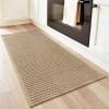 image:imagePADOOR Kitchen Runner Absorbent KitchenRugs Non Slip Washable Large Kitchen Mats for Floor Soft Braided Kitchen RunnerRug Sink Standing Matt Beige 20x70Beige