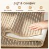 image:imagePADOOR Kitchen Runner Absorbent KitchenRugs Non Slip Washable Large Kitchen Mats for Floor Soft Braided Kitchen RunnerRug Sink Standing Matt Beige 20x70Beige