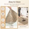 image:imagePADOOR Kitchen Runner Absorbent KitchenRugs Non Slip Washable Large Kitchen Mats for Floor Soft Braided Kitchen RunnerRug Sink Standing Matt Beige 20x70Beige