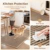 image:imagePADOOR Kitchen Runner Absorbent KitchenRugs Non Slip Washable Large Kitchen Mats for Floor Soft Braided Kitchen RunnerRug Sink Standing Matt Beige 20x70Brown