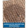 image:imageKitchen Rugs Non Slip Washable Absorbent Kitchen Mats for Floor Braided Kitchen Runner Rug with Rubber Backing Durable DirtResistant Kitchen Carpet for Front of Sink Beige20x47Beige