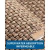 image:imageKitchen Rugs Non Slip Washable Absorbent Kitchen Mats for Floor Braided Kitchen Runner Rug with Rubber Backing Durable DirtResistant Kitchen Carpet for Front of Sink Beige20x47Beige