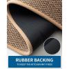 image:imageKitchen Rugs Non Slip Washable Absorbent Kitchen Mats for Floor Braided Kitchen Runner Rug with Rubber Backing Durable DirtResistant Kitchen Carpet for Front of Sink Beige20x47Beige