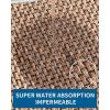image:imageKitchen Rugs Non Slip Washable Absorbent Kitchen Mats for Floor Braided Kitchen Runner Rug with Rubber Backing Durable DirtResistant Kitchen Carpet for Front of Sink Beige20x47Beige